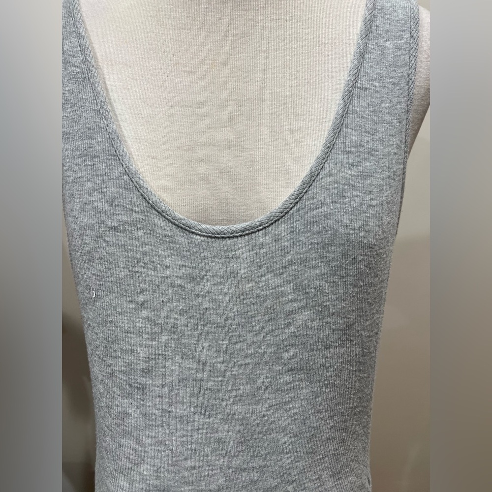 Splendid size large gray ruched maternity dress - Picture 3 of 6